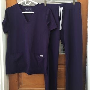 Figs scrub set (purple/violet)